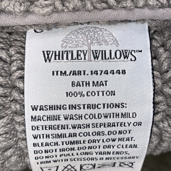 Whitley Willows Bath Whitley Willows Bath Mat Runner Set Reversible